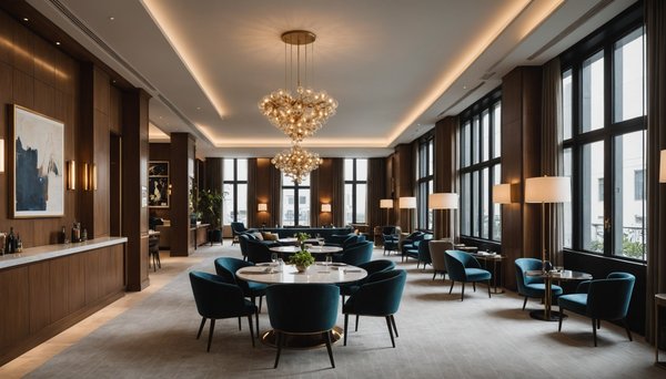 Idées de suspensions hôtelières : fusion d'élégance et d'efficacité énergétique