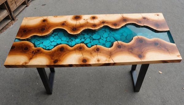 Table bois résine : du charme et une touche personnelle